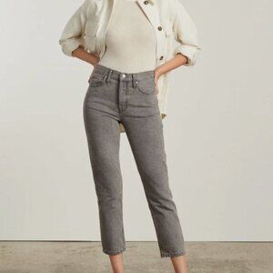 Everlane The 90's Cheeky Jean Crop Organic Cotton Grey Size 26 Denim Casual
